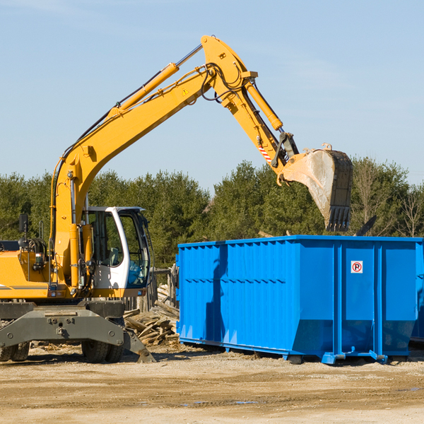 what size residential dumpster rentals are available in Richland County Ohio